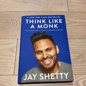 Think Like a Monk hardback book Jay Shetty